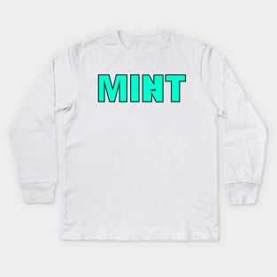 Mint Kids Long Sleeve T-Shirt